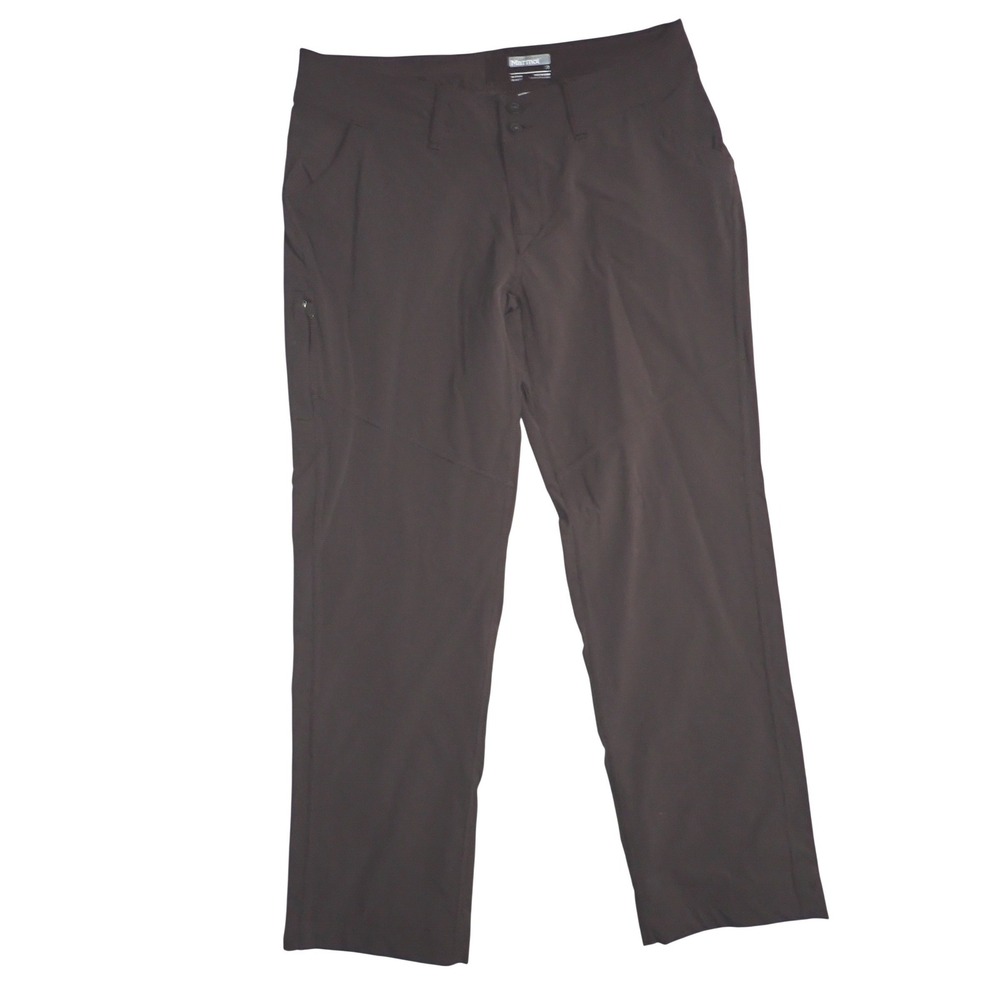 Marmot Womens Brown Outdoor Hiking Pants Size 10 Nylon Quick Dry Stretch Trail
